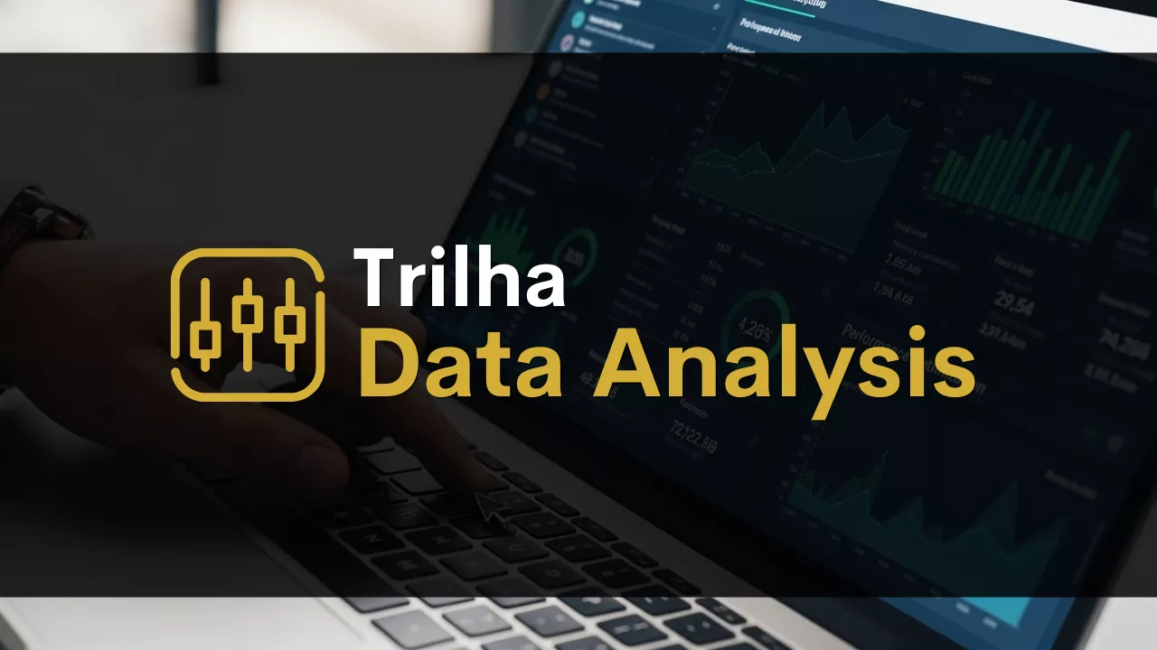 Identidade visual da formação Trilha Data Analysis
